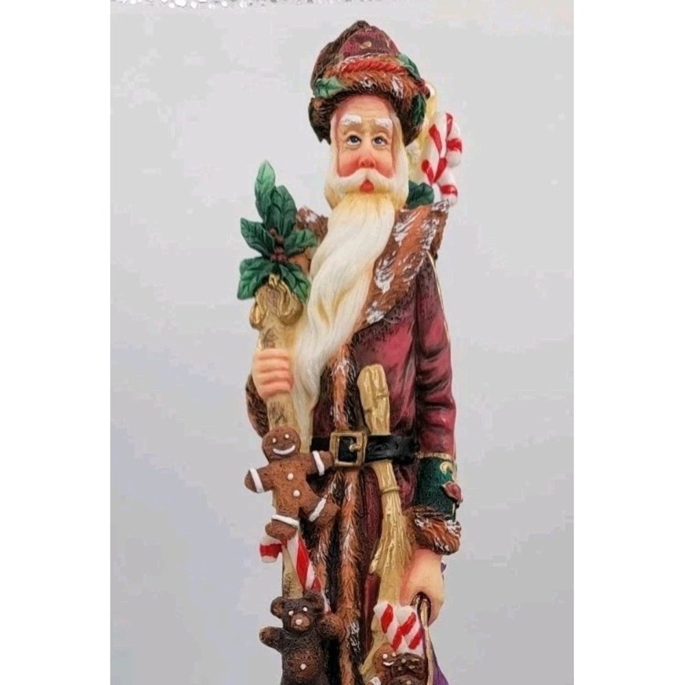 Lenox 2000 The Candy Land Santa Pencil Santa Christmas  Resin Figurine 13"
